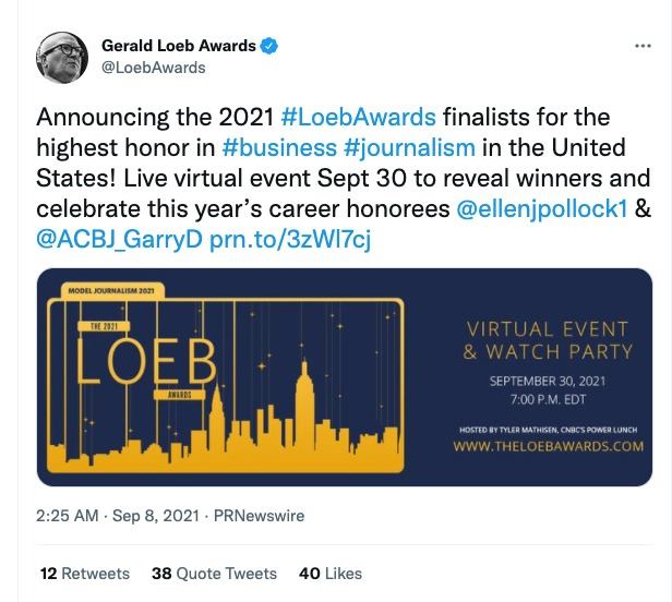 Loeb Award finalists