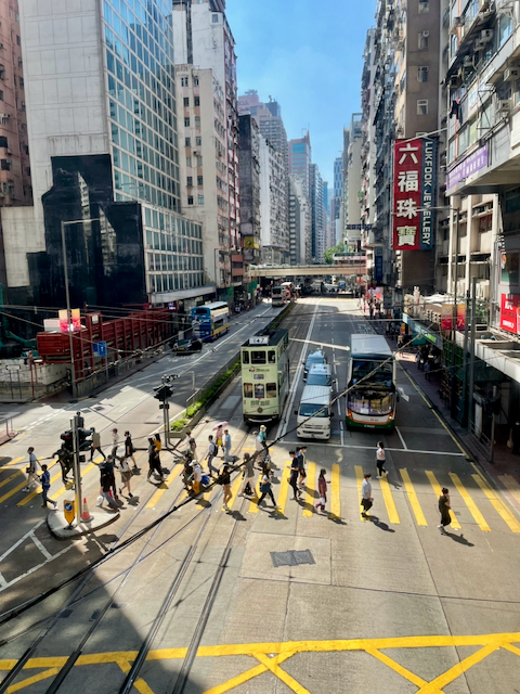 Hong Kong midday street
