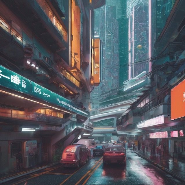 Futuristic Hong Kong Stable Diffusion X